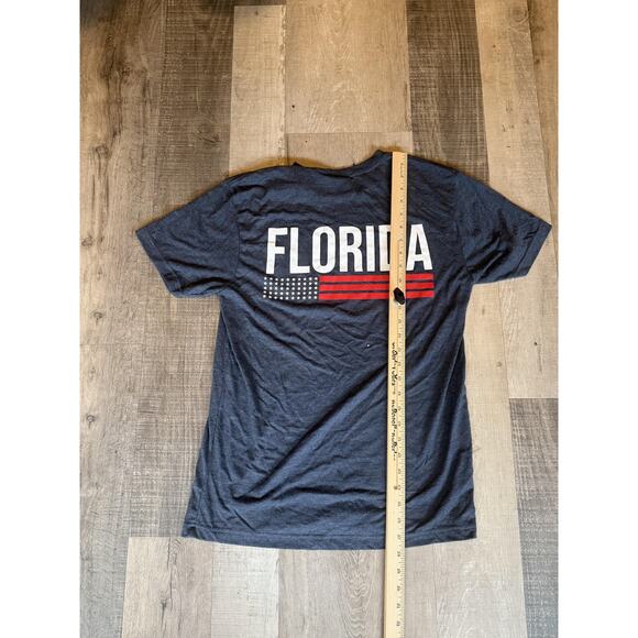 Where I'm From Florida Shirt Mens Medium Blue FLA Graphic Tee Soft Patriotic USA - Picture 7 of 7